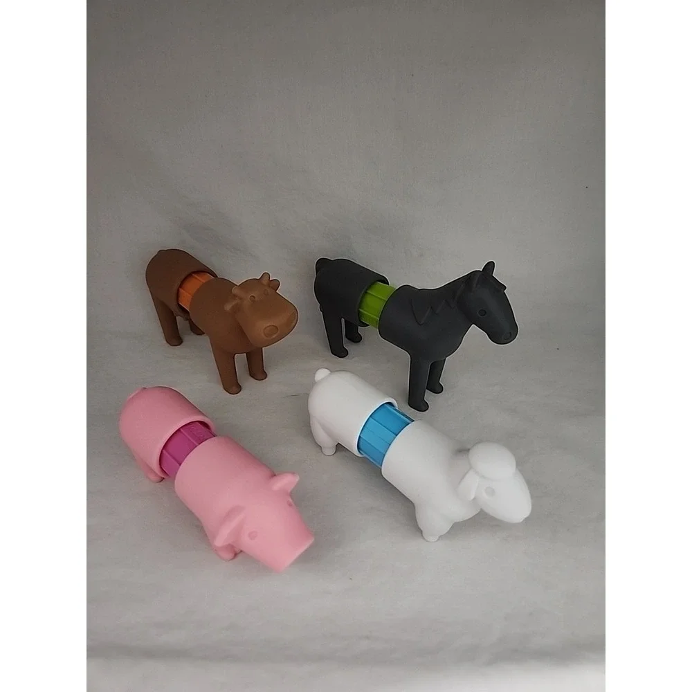 SmartMax Magnetic Stem Building Farm Animal 4 Pack